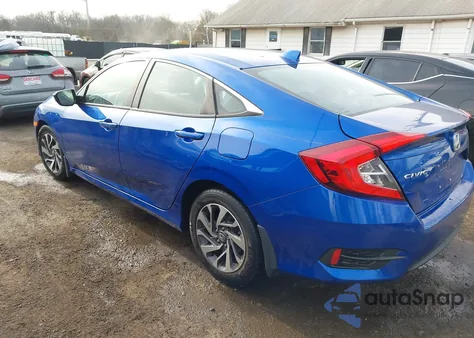 2018 Honda Civic Ex из США, поврежденный, VIN 2HGFC2F75JH558992